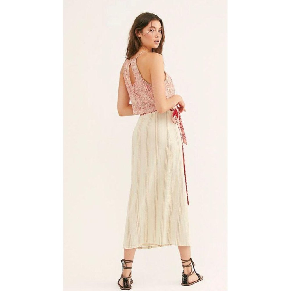 Free People Wrapped Around You Skirt Halter Set S - Picture 6 of 10